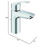 Grohe Eurosmart Robinet lavabo S-size chrome