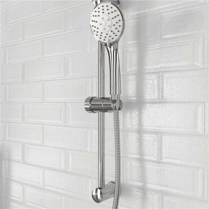 Image secondaire de SCHÜTTE Napoli 64830 Set de douche avec barre de douche 4 types de jets Chromé