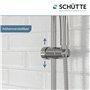 SCHÜTTE Napoli 64830 Set de douche avec barre de douche 4 types de jets Chromé
