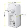 Goobay 51301 Minuteur Numérique IP44, Blanc, Fiche Allemande