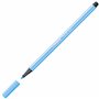 STABILO Feutre de Dessin PEN 68 Pte ogive Moyenne 1 mm Bleu fluo