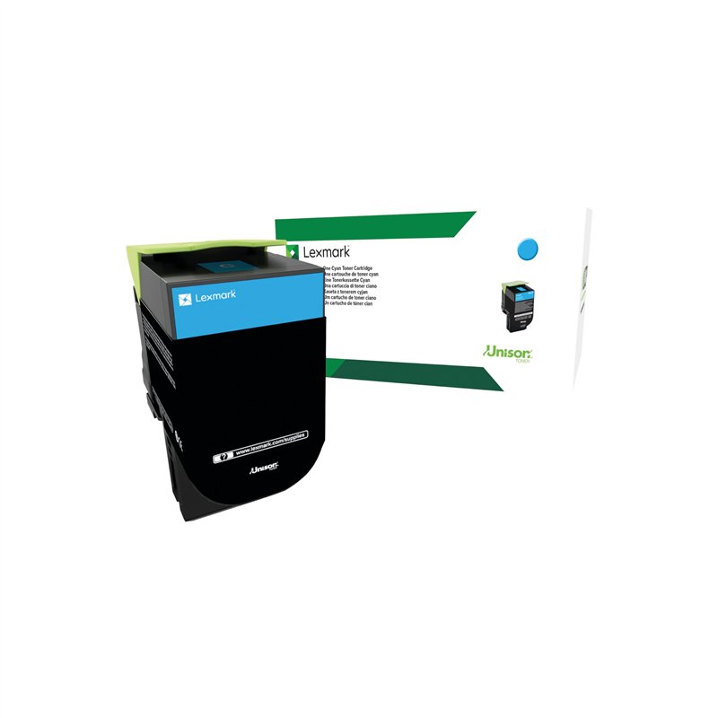 Lexmark 71B20x0 - Toners Couleur Cyan pour imprimante Laser