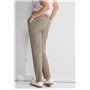 STREET ONE Chino Technostretch Hw, Safari Beige, 40W x 30L Femme Ensemble de Pantalon