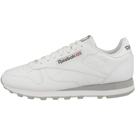 Reebok Mixte Classic Leather Sneaker, Ftwwht/Pugry3/Purgry, 45 EU