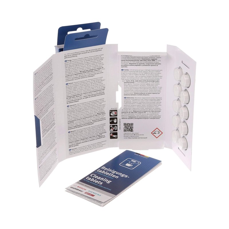 Image secondaire de Bosch 10 x 2 Cleaning Tablets for Siemens Neff Gaggenau 00311979 Coffee Machines