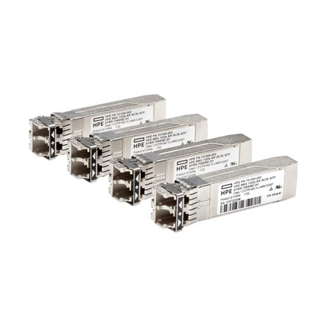 HEWLETT PACKARD ENTERPRISE HPE - Module transmetteur SFP+ - 10 GigE, iSCSI - 10GBase-SR (Pack de 4)