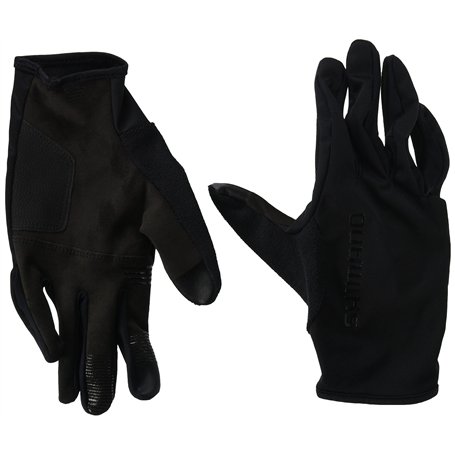 SHIMANO Clothing Gants Coupe-Vent Unisexe Noir Taille M