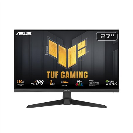 ASUS TUF Gaming VG279Q3A Moniteur Full HD 27" 180 Hz, 1 ms GtG, G-Sync, FreeSync Premium, Adaptive Sync, ELMB, GameFast Input Fa