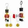 Lego Porte-clés avec lumière LED Motif casse-noisette, blanc, 9cm