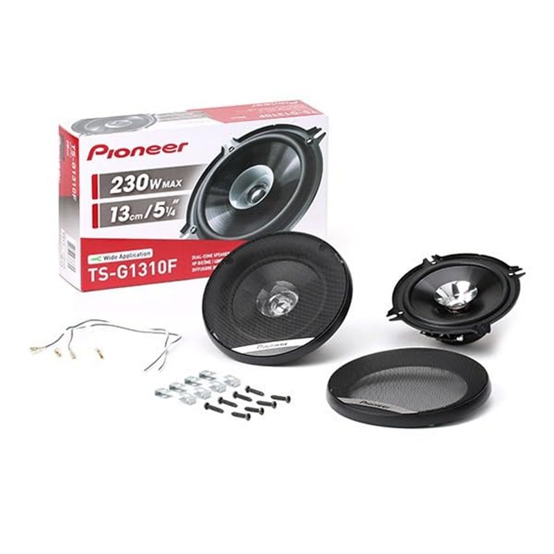 Image secondaire de Pioneer TS-G1010F haut-parleurs coaxiaux voiture bi-cône de 10cm, Puissance 190 Watts