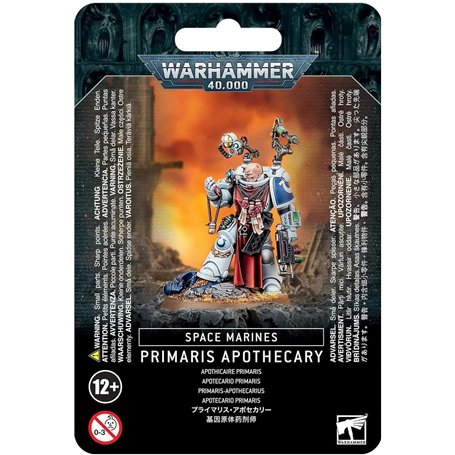 Games Workshop Warhammer 40k - Space Marine Primaris Apothecary 99070101060 Noir