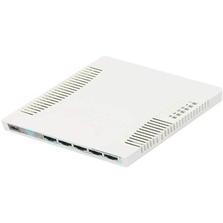 Mikrotik RB260GS Gigabit Ethernet (10/100/1000) Connexion Ethernet, supportant l'alimentation Via ce Port (PoE) Blanc