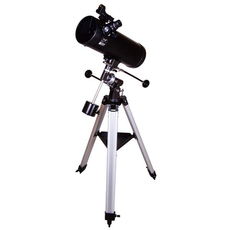 Levenhuk Skyline Plus 115S Newtonian Reflector Night Telescope with Equatorial Mount, Red Dot Finderscope and High Magnification
