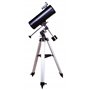 Levenhuk Skyline Plus 115S Newtonian Reflector Night Telescope with Equatorial Mount, Red Dot Finderscope and High Magnification