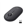 Logitech Pebble, souris sans fil avec Bluetooth ou récepteur 2,4 GHz, souris silencieuse et ultra-fine pour ordinateur portable,