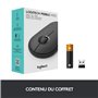 Logitech Pebble, souris sans fil avec Bluetooth ou récepteur 2,4 GHz, souris silencieuse et ultra-fine pour ordinateur portable,