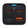 Baseus Travel Charger GaN3 Pro Quick Wall Charger C+C+U, PD3.0, QC4.0 +, AFC, FCP, SCP, PPS, MTK, (with Type C - Type C Cable 1m