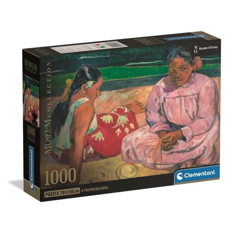CLEMENTONI - Compact 1000 pieces - Gauguin : Femmes de Tahiti