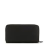 Armani Exchange Portefeuille zippé Around, bi-Pliable Femme, Noir, Einheitsgröße