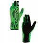 Ompracing Gants Omp Kart KS-4, Vert Fluo/Noir, Taille S