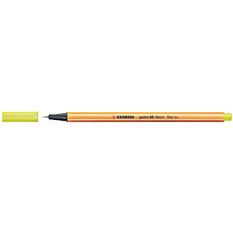 STABILO point 88 Neon stylo fin - Stylos fins (Orange, Jaune)