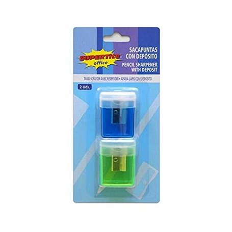 Supertite Taille-crayon avec Réservoir Multicolore