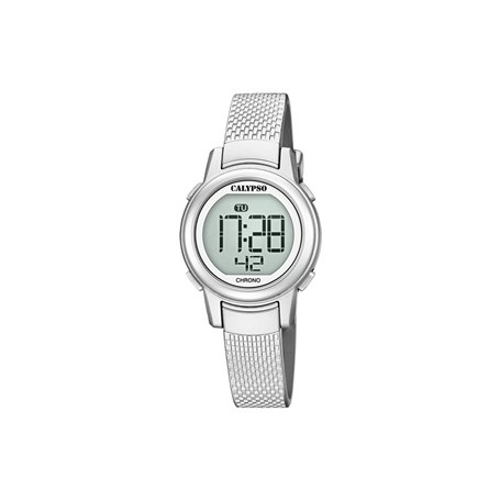 CALYPSO Femme Analogique-Numérique Quartz Montre avec Bracelet en Plastique