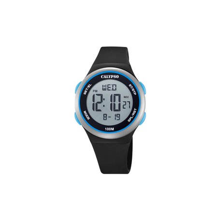 CALYPSO Mixte Digital Quartz Montre avec Bracelet en Plastique K5804/4