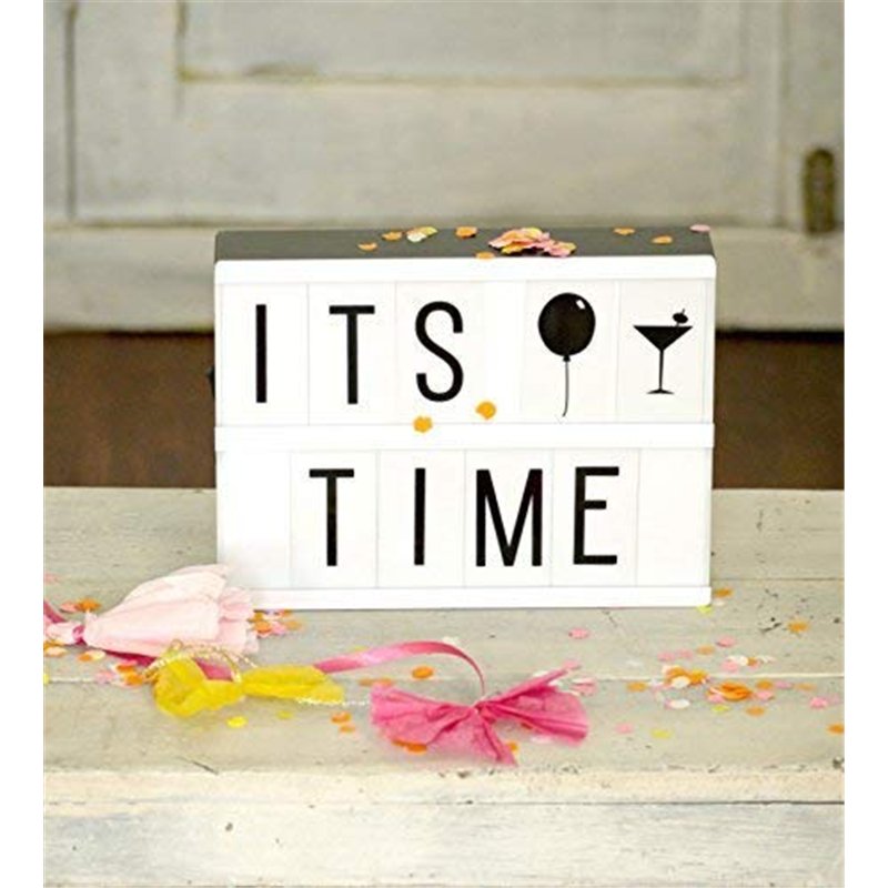 Image secondaire de A Little Lovely Company Lightbox A5 avec 85 Lettres, Chiffres, Symboles