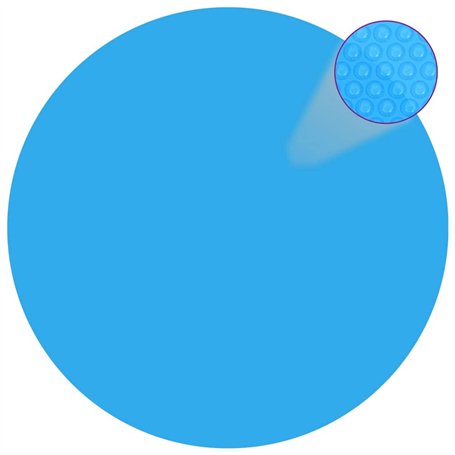 vidaXL Couverture de Piscine Bleu 417 cm PE