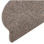 vidaXL - Treppenmatten Selbstklebend 15 Stk. Creme 56x17x3cm Nadelvlies