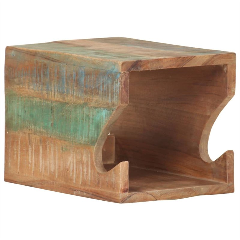Support mural de vélos 35x25x25 cm Bois de récupération massif