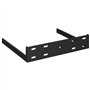 VidaXL Étagère d'angle flottante Gris brillant 25x25x3,8 cm MDF