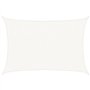 Bussandri Voile d'ombrage en polyéthylène haute densité 160 g/m² Blanc 3 x 4 m