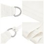 Bussandri Voile d'ombrage en polyéthylène haute densité 160 g/m² Blanc 3 x 4 m