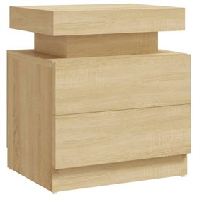 vidaXL Comodino Rovere Sonoma 45x35x52 cm in Truciolato