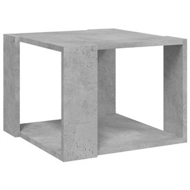 VidaXL Table basse Gris béton 40x40x30 cm Aggloméré
