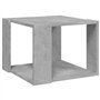 VidaXL Table basse Gris béton 40x40x30 cm Aggloméré