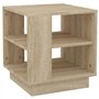 vidaXL Tavolino da Salotto Rovere Sonoma 40x40x43 cm Legno Multistrato