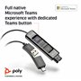 POLY DA85-M Adapt+Control Teams USB-A/C - QD pour casque EncorePro