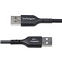Câble USB Startech USB2AC3MNC Noir 3 m