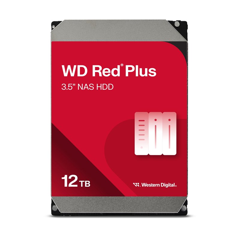 WD Red Plus 12TB NAS Disque Dur Interne 3,5