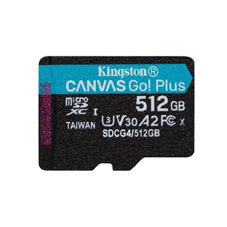 Carte Mémoire Micro SD avec Adaptateur Kingston SDCG4/512GBSP 512 GB