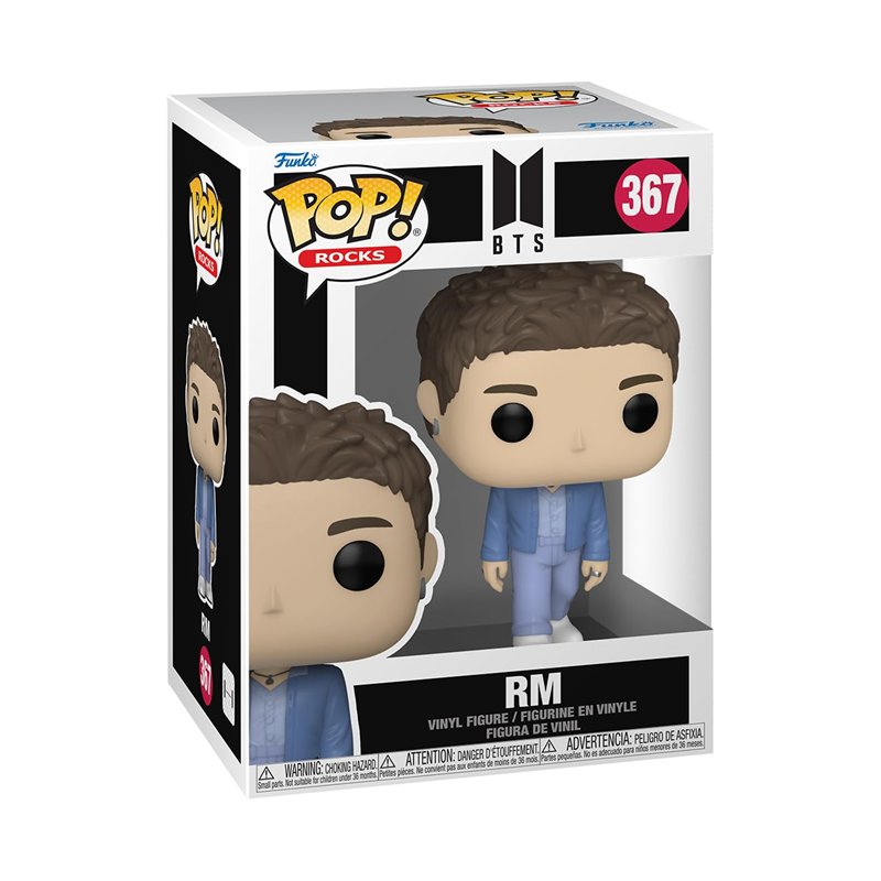 Funko Pop! Rocks: BTS - RM - Figurine en Vinyle à Collectionner - Idée de Cadeau - Produits Officiels - Jouets pour Les Enfants
