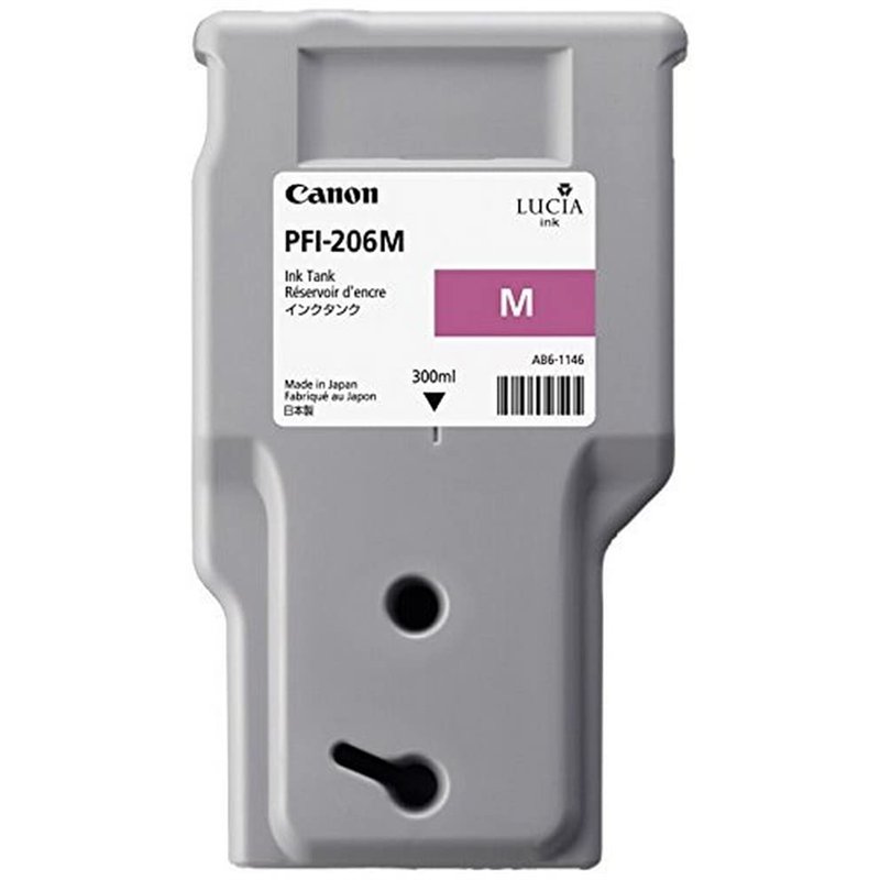 Canon PFI206M - 5305B001 - Réservoir d'encre 300 ml Magenta
