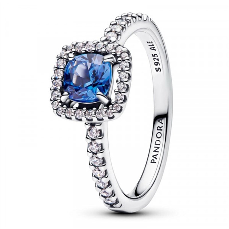 Bague Femme Pandora 193555C01-54 14 Argenté Bleu