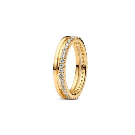 Bague Femme Pandora 163799C01-54 14 Doré