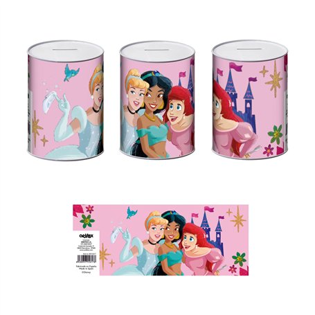 Tirelire - Disney Princesses - Taille S - 7.5x7.5x10 cm