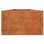 Bussandri Exclusive - Jardinière surélevée 320x80x45 cm acier corten rouillé