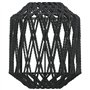 vidaXL Abat-Jour Noir Ø23x28 cm Fer et Papier, Abat-Jour de plafonnier, Abat-Jour de Lampe de Chevet, Abat-Jour de Couloir, Abat
